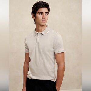Banana Republic - SLIM LUXE TOUCH PERFORMANCE POLO - New
